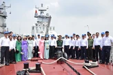 Đoàn đại biểu TP.HCM thăm, làm việc tại Vùng 2 Hải quân, cảng quốc tế Gemalink, KCN Phú Mỹ 3