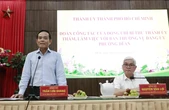 Bí thư TP.HCM Trần Lưu Quang: Sẽ tăng cường cán bộ, trường lớp cho phường Dĩ An