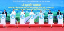Khởi công dự án mở rộng cao tốc Nội Bài - Lào Cai