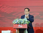 Thủ tướng khen ngợi về kỳ tích xây dựng 'thần tốc' mái vòm Trung tâm Triển lãm quốc gia
