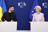Lãnh đạo Anh, Pháp, Đức... 'tháp tùng' ông Zelensky đi gặp ông Trump