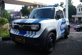 VinFast VF 3 trở thành xe cảnh sát ở Indonesia