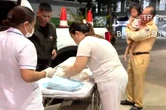 Cảnh sát giao thông đưa sản phụ sắp sinh trên cao tốc Cam Lâm - Vĩnh Hảo đến bệnh viện