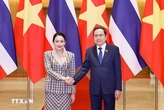 Chủ tịch Quốc hội Trần Thanh Mẫn tiếp đón Thủ tướng Thái Lan