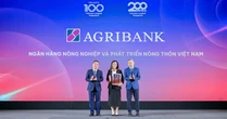 Agribank lọt Top 20 doanh nghiệp nộp ngân sách lớn nhất 2025