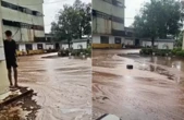 Sét đánh trúng nhà máy đường, hàng ngàn tấn mật tràn ra ngoài