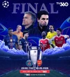 Lịch trực tiếp chung kết Champions League: PSG chạm trán Arsenal