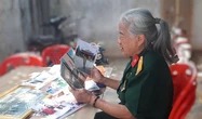 Nhớ mái tóc đẫm máu của bạn ở Trường Sơn