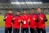 Tổ tiếp sức 4x400m nam điền kinh Việt Nam phá kỷ lục quốc gia