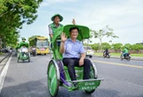Độc đáo Grab xích lô ở thành phố di sản