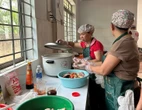Thơm thảo bữa cơm tiếp sức sĩ tử vùng sâu Đắk Lắk