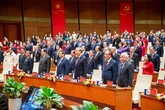 Tổng Bí thư Tô Lâm, Thủ tướng Phạm Minh Chính dự Đại hội Đảng bộ Quốc hội lần thứ I