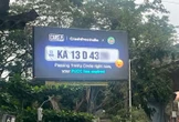 Bảng quảng cáo kết hợp camera AI 'bêu tên' xe chưa nộp phạt nguội