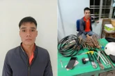 Trộm dây điện, từng bị xử phạt vẫn tái phạm