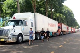 Chủ tịch TP Đồng Nai yêu cầu khắc phục ùn tắc do container sầu riêng ở Dầu Giây