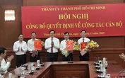 Thành ủy TP.HCM chỉ định, điều động 9 lãnh đạo sở ngành, xã phường