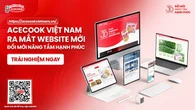 Acecook Việt Nam ra mắt website mới nhân dịp kỷ niệm 30 năm