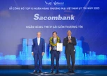 Sacombank vào top 10 ngân hàng thương mại Việt Nam uy tín 2025