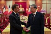 Tổng thống Pháp Macron gửi thông điệp cảm ơn bằng tiếng Việt vì 'sự tiếp đón tuyệt vời'