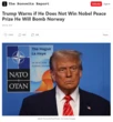 Không có chuyện ông Trump dọa ném bom Na Uy nếu không được trao Nobel Hòa bình
