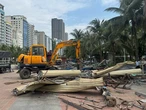 Vì sao Đà Nẵng cưỡng chế tháo dỡ các ki ốt ven đường biển Võ Nguyên Giáp?