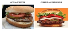 Burger King bị kiện vì ‘sản phẩm thực tế nhỏ hơn quảng cáo’