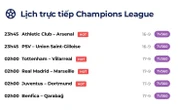 Lịch trực tiếp Champions League: Arsenal, Tottenham, Real Madrid 'mở hàng'