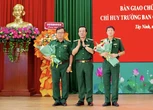 Bàn giao chức Chỉ huy trưởng biên phòng Tây Ninh cho đại tá Phạm Văn Cờ