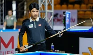 Cơ thủ 17 tuổi Việt Nam bị loại ở World Cup billiards vì thua đối thủ 0,059 điểm