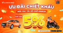 Lalamove công bố mức ưu đãi chiết khấu mới cho đối tác chở khách