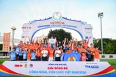 Nhà vô địch nâng cúp Giải bóng đá công nhân, viên chức Việt Nam 2026