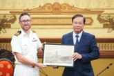 Tàu Hải quân Anh HMS Richmond trở lại TP.HCM sau 4 năm