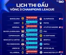 Lịch thi đấu và trực tiếp Champions League: Arsenal đấu với Atletico Madrid