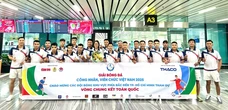 Đội đầu tiên bay vào TP.HCM dự vòng chung kết Giải bóng đá công nhân, viên chức Việt Nam 2025
