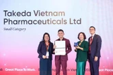 Takeda Việt Nam vào bảng xếp hạng nơi làm việc tốt nhất Việt Nam 2026