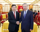 Lào cử đoàn chiến sĩ tham gia diễu binh là sự cổ vũ to lớn với Việt Nam