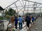 Mưa dông làm 47 căn nhà ở Đồng Tháp bị tốc, sập mái
