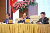 Chủ tịch FPT, CMC, Hòa Phát cùng nói về đường sắt cao tốc Bắc - Nam, Thủ tướng nêu quan điểm