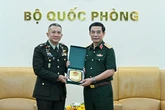Đại tướng Phan Văn Giang tiếp Tư lệnh Lực lượng Quốc phòng Thái Lan