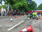 Komunitas Harley Serang Gandeng Ditlantas Polda Banten Lakukan Safety Riding