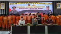 Dalam Kurun Waktu 2 Bulan, Polresta Bogor Kota Meringkus 56 Pengedar Narkoba