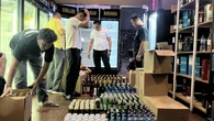 Diduga Tak Berizin, Toko Miras di Apartemen Saladin Depok Digerebek Polisi, 744 Botol Miras Disita!