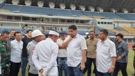 Maruarar Sirait Video Call Erick Thohir Paparkan Kondisi Stadion GBLA Rusak Parah