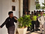 Forum BEM DIY Demo di Gedung Dewan, Dikawal Ketat Polisi
