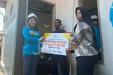 Karyawan MPM Honda Jatim Gotong Royong Bangun Rumah Warga Kurang Mampu di Sedati