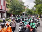 Ratusan Ojol Jogja Kompak Turun ke Jalan, Memperingati Hari Kebangkitan Nasional