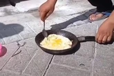 Panas Ekstrem di Surabaya, Warga Buktikan Bisa Goreng Telur di Bawah Terik Matahari