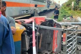 KA Ambarawa Ekspres Tabrak Forklift di Kandangan, Perjalanan Tertunda 1 Jam