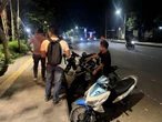 Polisi Denpasar Gencar Patroli Malam, Sita Enam Motor Knalpot Brong