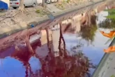 Viral Sungai Jatipurwo Mendadak Berwarna Merah, DLH Kota Surabaya Turun Tangan